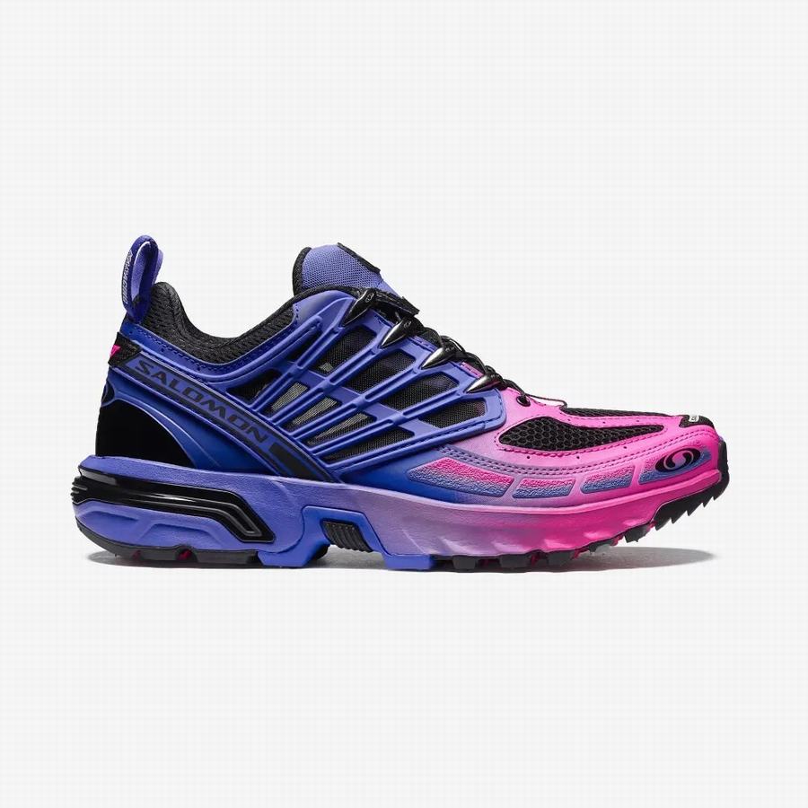 Salomon Acs Pro For L'art De L'automobile Arbetsskor Herr Blå/Rosa [MUX7378NS]